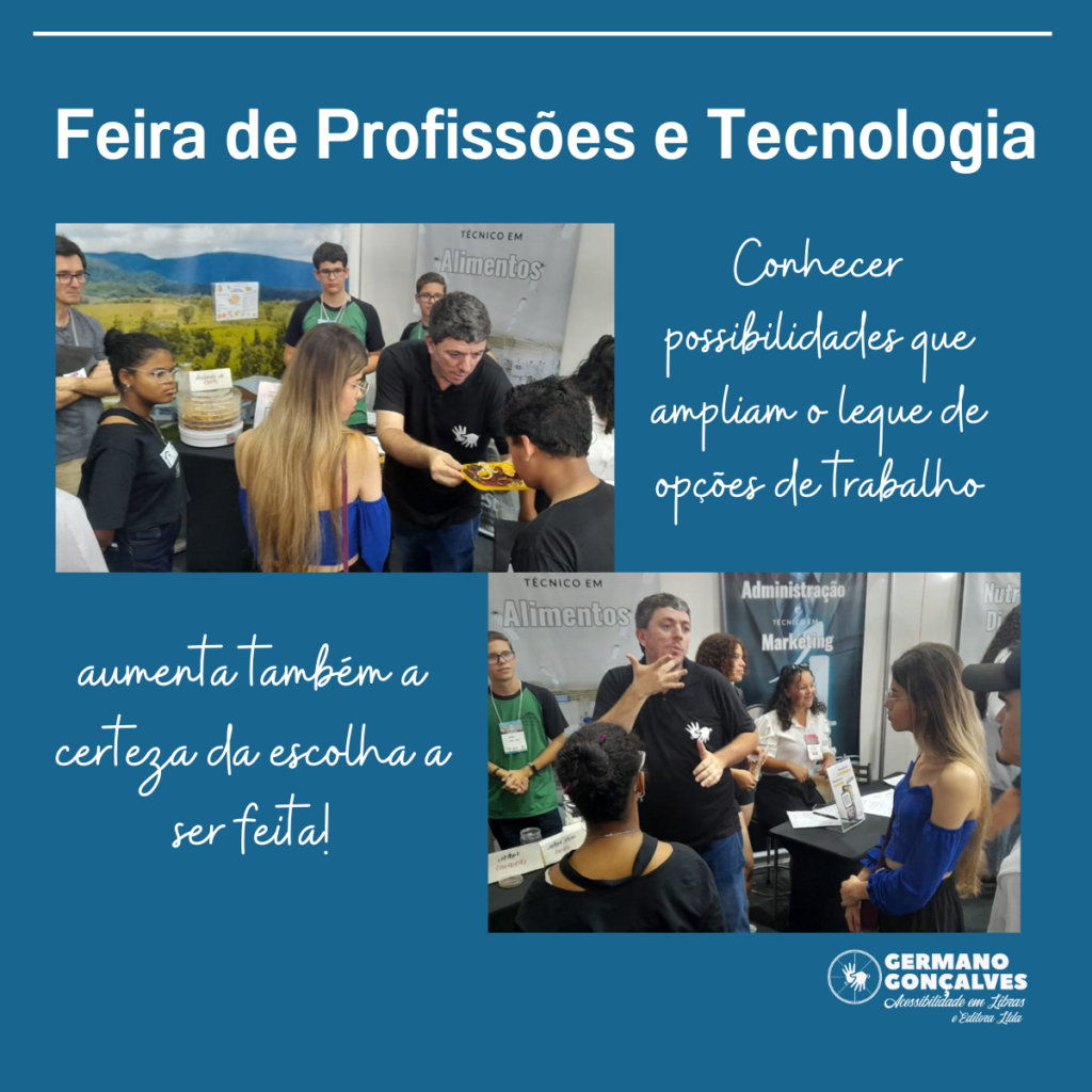 Feira de profissões e tecnologia no parque da uva de jundiaí