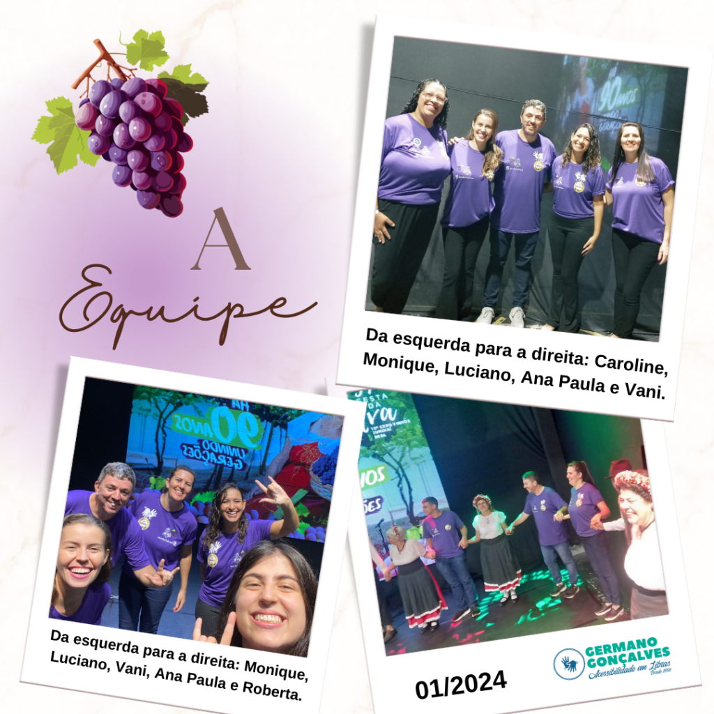 Festa da Uva com inclusão e acessibilidade em libras